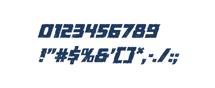 Colossus Regular Italic Other Characters