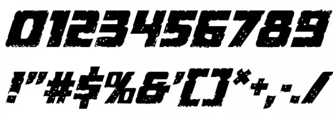 Colossus Regular Italic Font OTHER CHARS