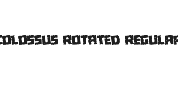 Colossus Rotated Regular Logo