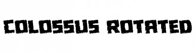 Colossus Rotated  Fuentes Gratis Descargar