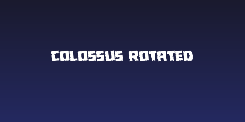 Colossus Rotated Social Header