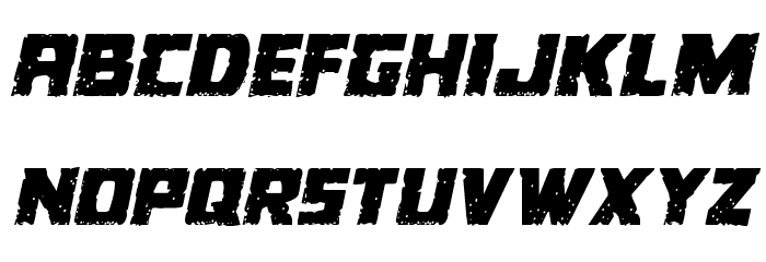 Colossus Semi-Italic Font LOWERCASE