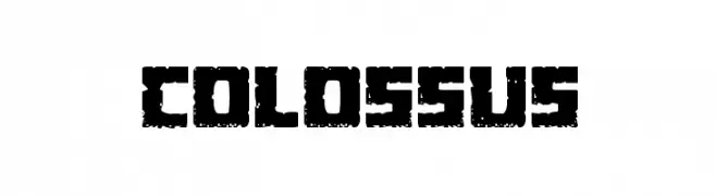 Colossus  baixar fontes gratis