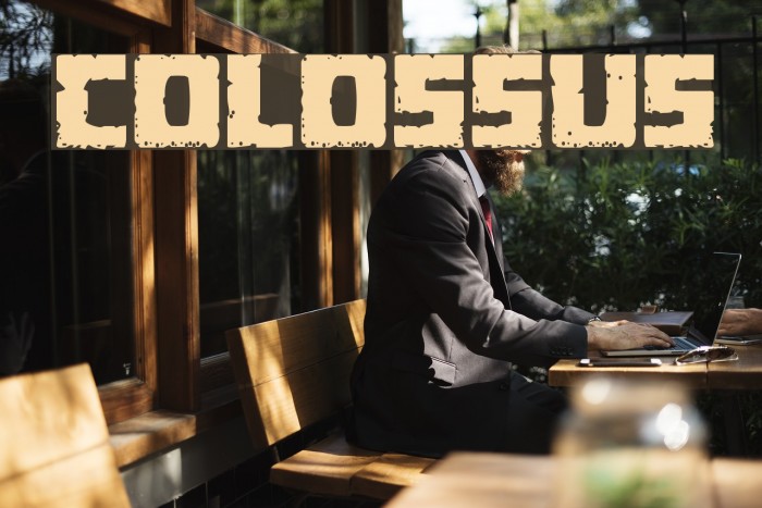 Colossus Font examples