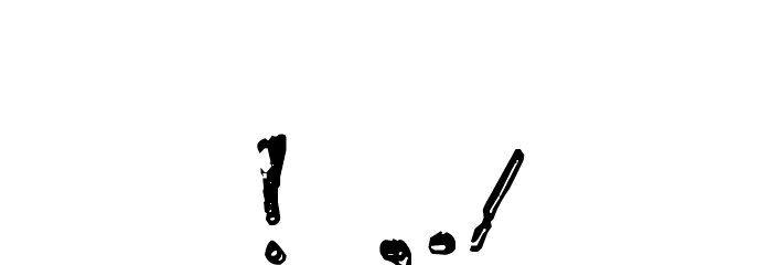 ColourBlind Font OTHER CHARS