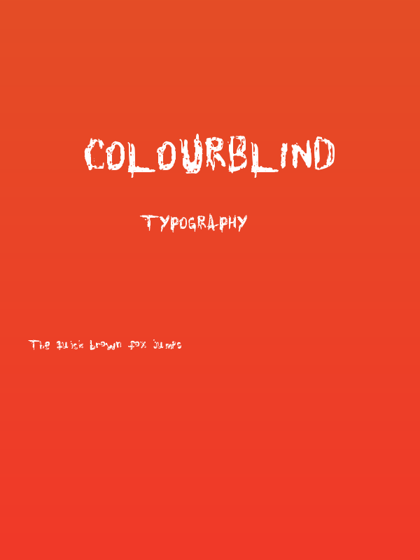 ColourBlind Poster