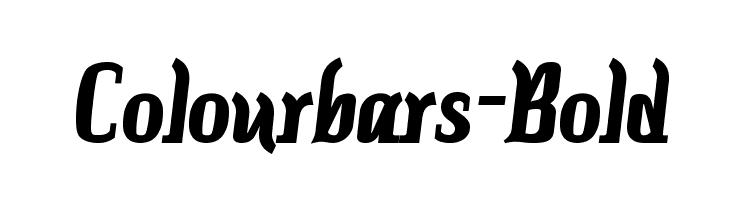 Colourbars-Bold Fonte