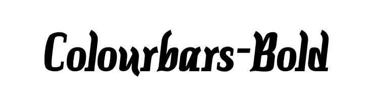 Colourbars-Bold  免费字体下载