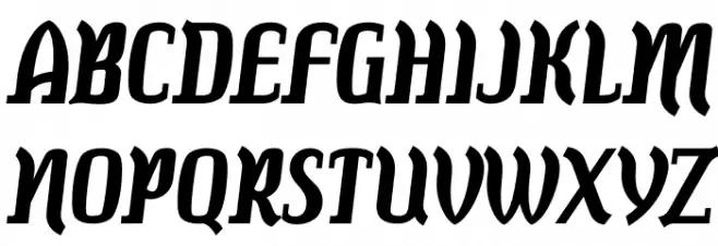 Colourbars-Bold Schriftart Groß