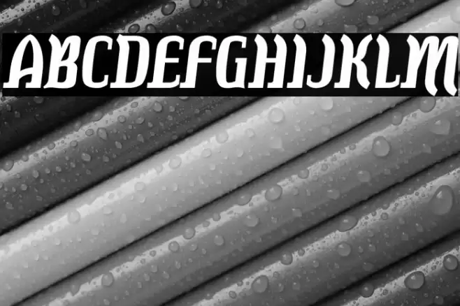 Colourbars-Bold Font examples