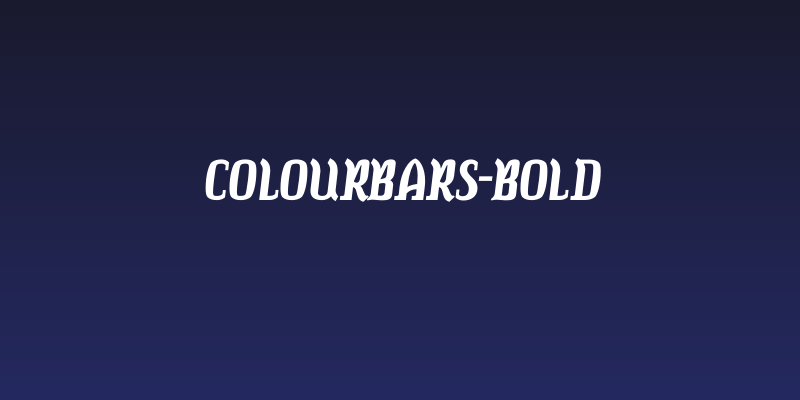 Colourbars-Bold Social Header