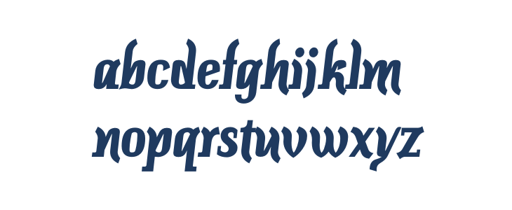 Colourbars-Bold Lowercase