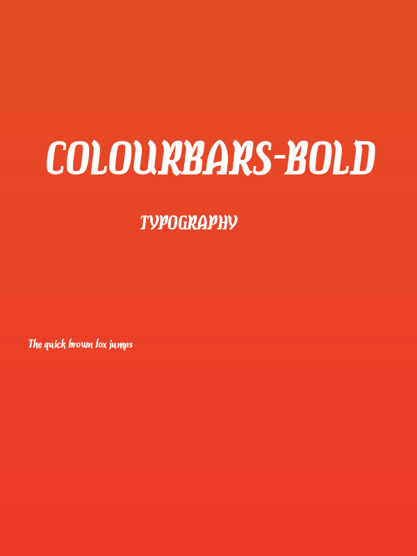 Colourbars-Bold Poster