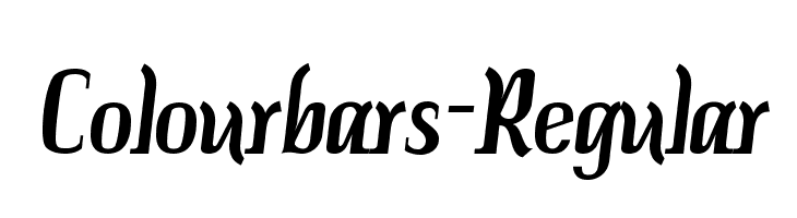 Colourbars-Regular Font