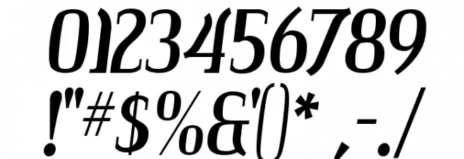 Colourbars-Regular Font OTHER CHARS