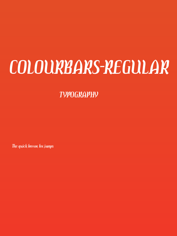Colourbars-Regular Poster