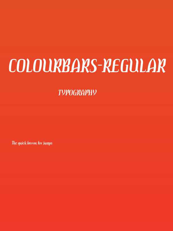Colourbars-Regular Poster