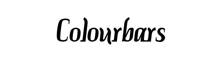 Colourbars Шрифта