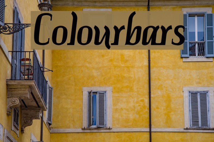 Colourbars Polices examples