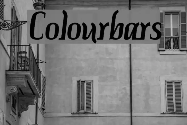 Colourbars Polices examples