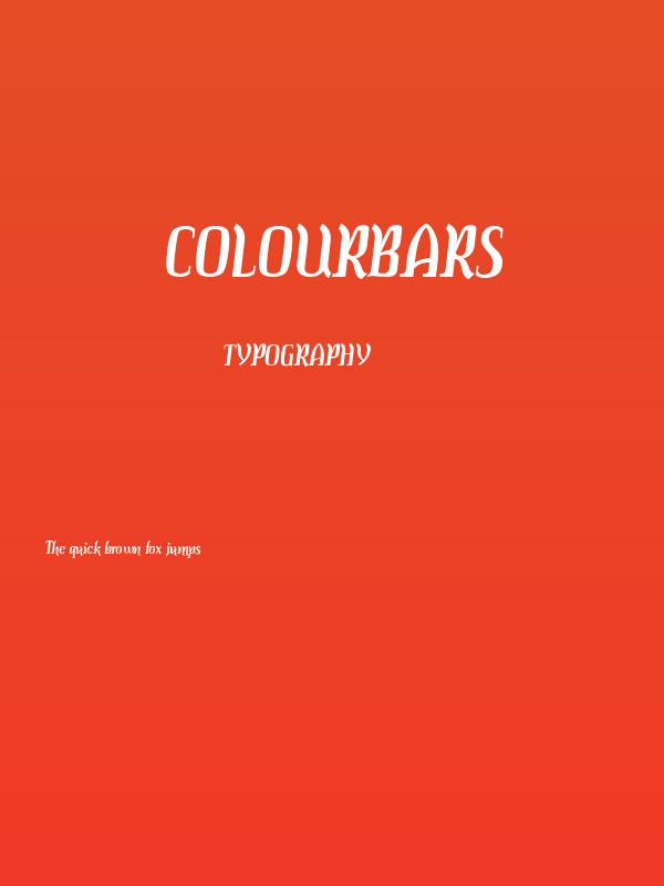 Colourbars Poster