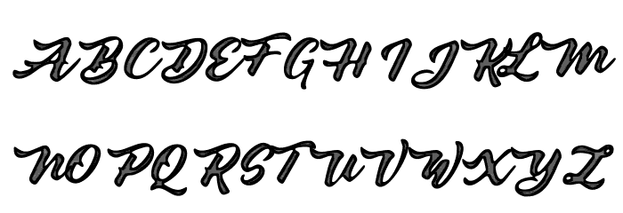 Colours Personal Use Regular 字体 大写