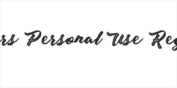 Colours Personal Use Regular Logo