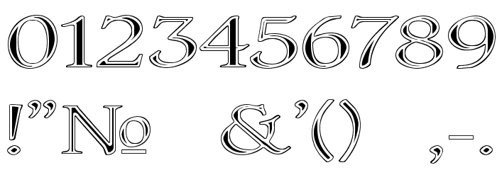 Coltaine No 1 Font OTHER CHARS