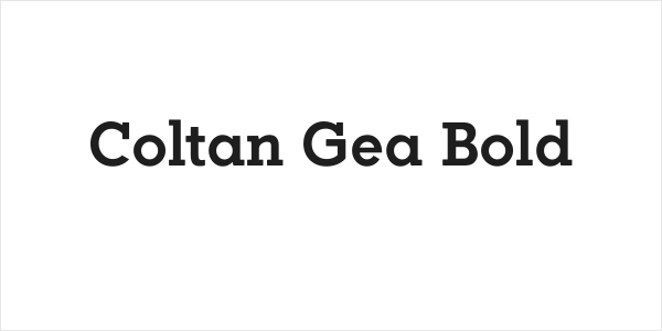Coltan Gea Bold Logo