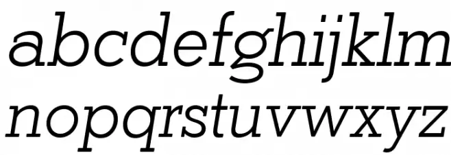 Coltan Gea Light Italic Шрифта строчной