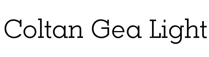 Coltan Gea Light  Frei Schriftart Herunterladen