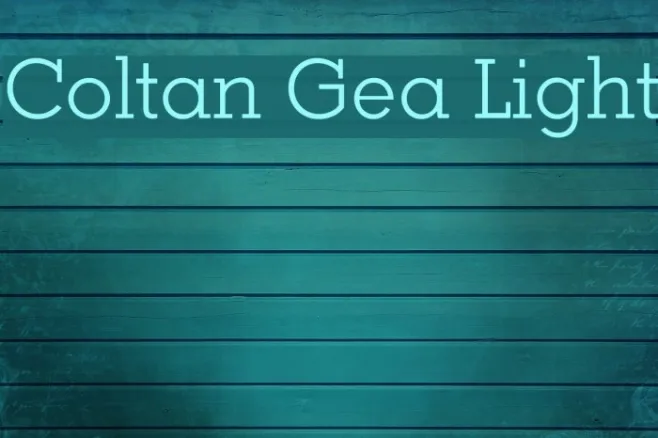 Coltan Gea Light Example 2