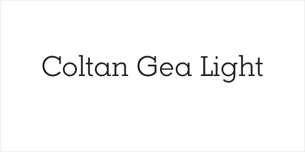Coltan Gea Light Logo