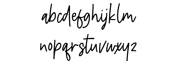 Coltisho Font LOWERCASE