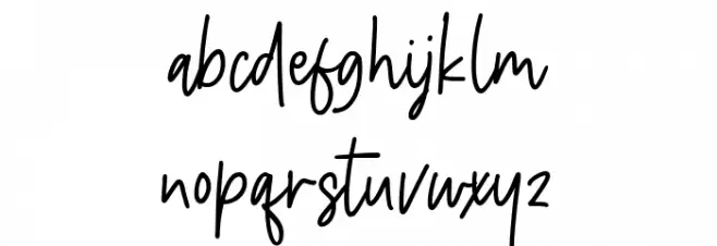 Coltisho Font LOWERCASE