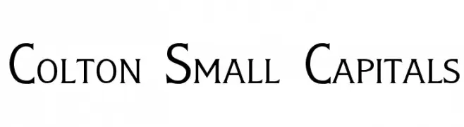 Colton Small Capitals  Скачать бесплатные шрифты