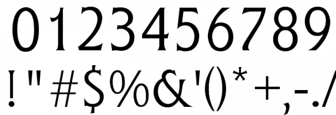 Colton Small Capitals Font OTHER CHARS