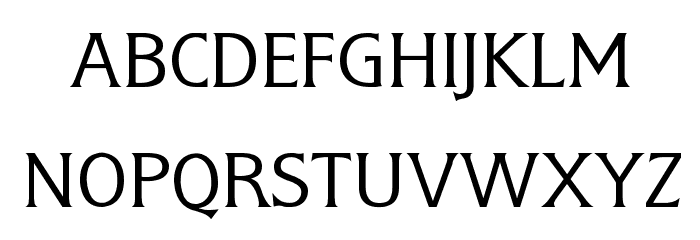 Colton Small Capitals Font LOWERCASE