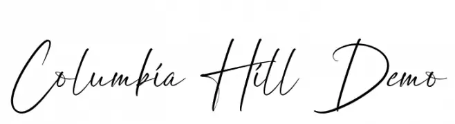 Columbia Hill Demo  font caratteri gratis