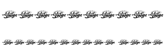 Columbia Hill Demo Font OTHER CHARS