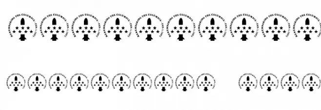 Columbia Shuttle Memorial Font Font OTHER CHARS