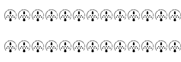 Columbia Shuttle Memorial Font Font LOWERCASE