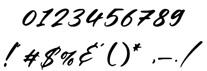 Columbian Font OTHER CHARS