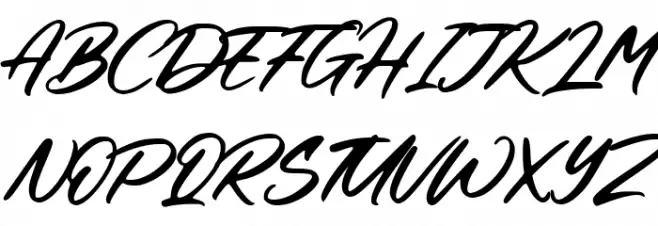 Columbian Шрифта ВЕРХНИЙ