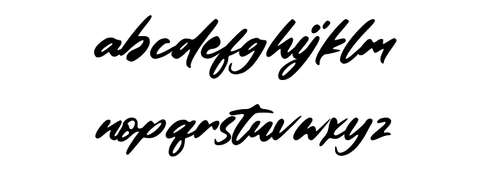 Columbian Font LOWERCASE