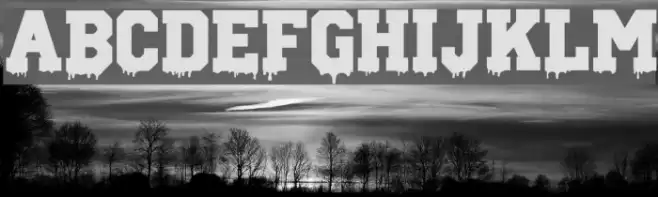 Columbine Font examples