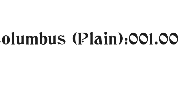 Columbus [Plain]:001.000 Logo