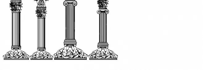 Columns Font OTHER CHARS