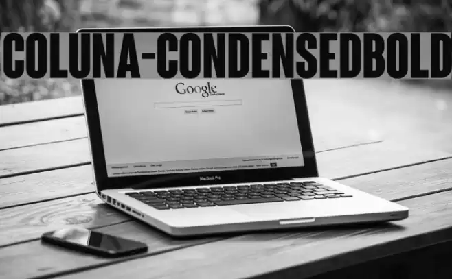 Coluna-CondensedBold फ़ॉन्ट examples