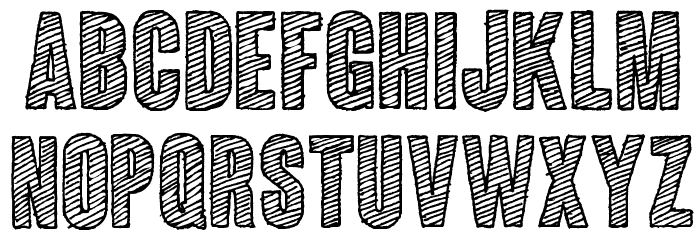 ColunaSketch-CondensedBold Шрифта строчной